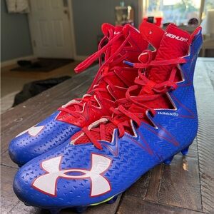 Under Armour Blue and Red Athletic Shoes
